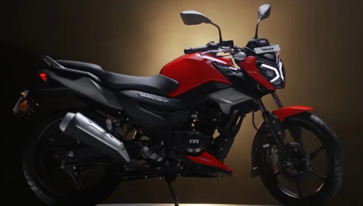 TVS Raider 125: Stylish 124.8cc Bike with LED Lights, USB Port, Top Speed 99 kmph at Rs 1,03,480