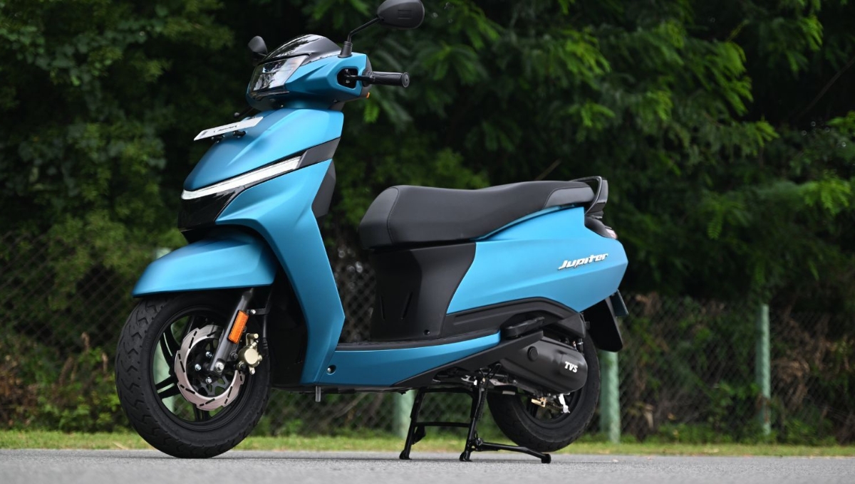 TVS Jupiter 113cc at Rs 92,875 Powerful 7.91bhp Engine with Double Helmet Storage