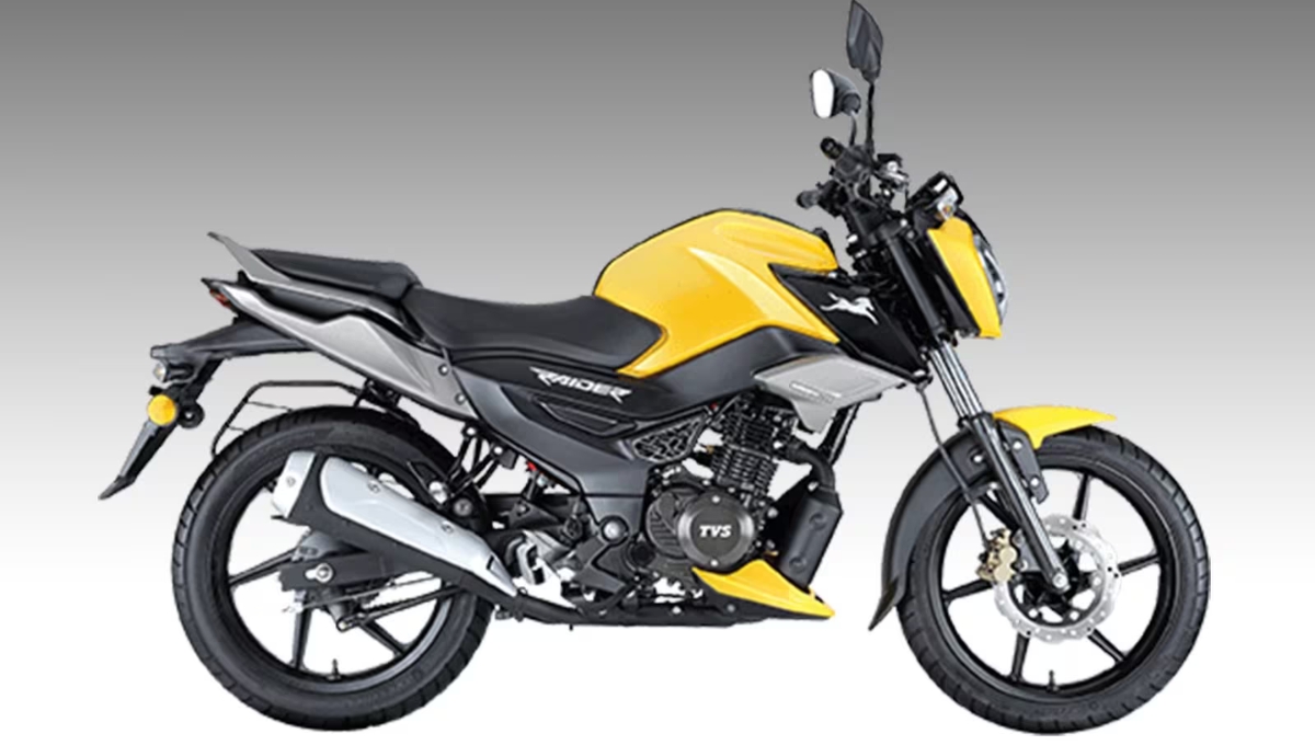 TVS Raider 125: Fast, stylish and smart with 5-step monoshock and LED lights at Rs 1.05 lakh