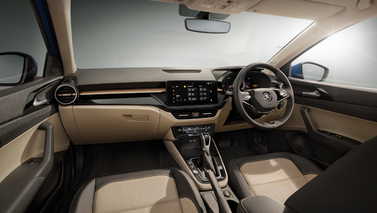 Skoda Slavia 2025 Review: Sleek Sedan with 147.5 BHP, 19.36 kmpl Mileage and Advanced Features Starting at Rs12.5 Lakh