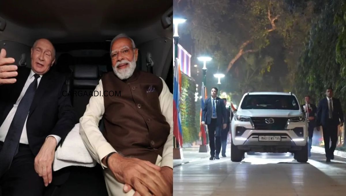 Modi and putin Toyota fortuner
